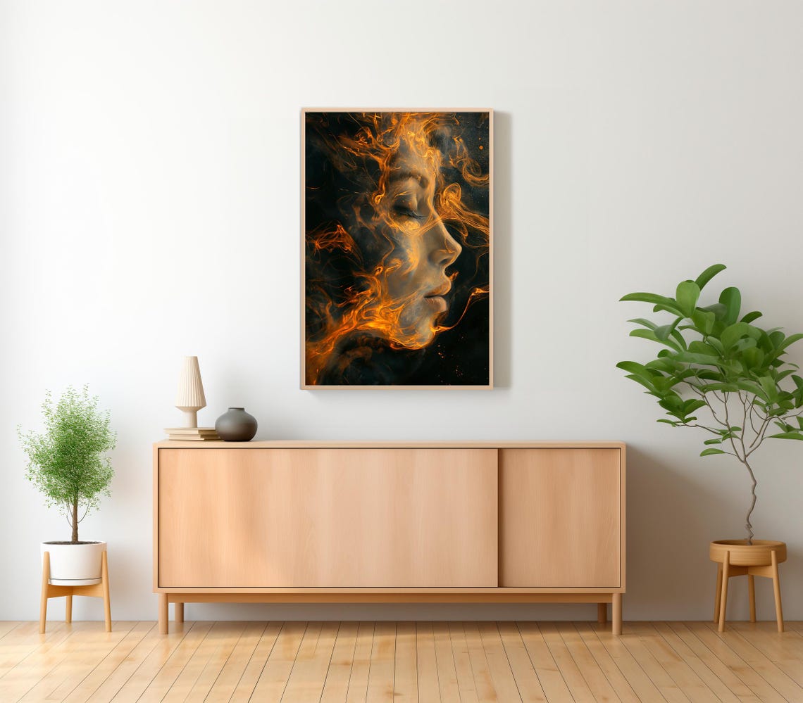 Moody Gothic Wall Art Perfect Dark Academia Gift Framed Surreal Dark Academia Decor Edgy Art Print - Image 2