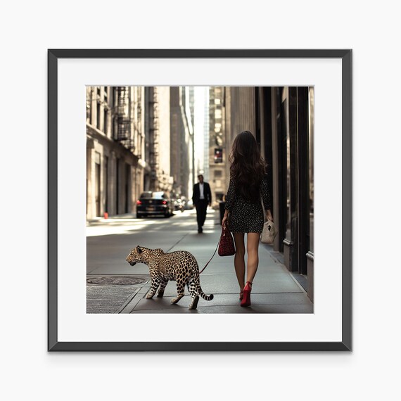 Leopard Print Photography Prints Fashion Wall Art Room Decor Living Museum Quality Poster