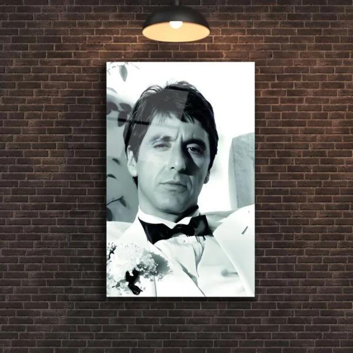 Tony Montana Scarface White Tuxedo Al Pacino Classic Movie Poster - Image 2