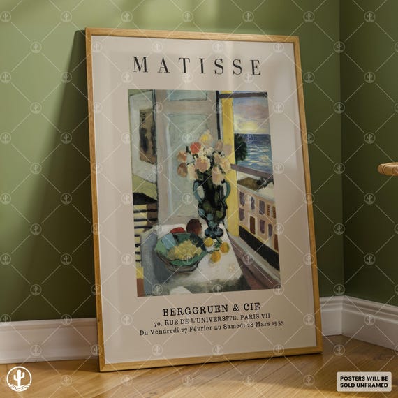 Henri Matisse Poster Wall Art Painting Landscape Prints Museum