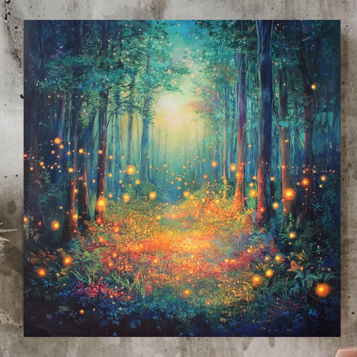 Enchanting Forest Nature Wall Art, Bedroom Decor - Image 3