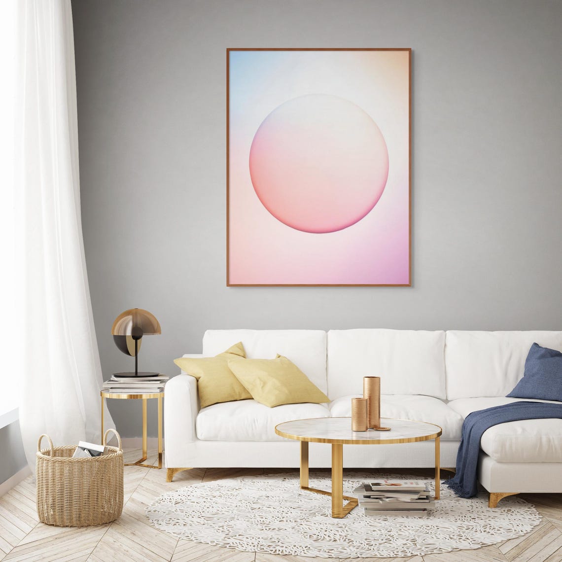 Rainbow Sphere Print Original Art Print By Rory Fink - Image 2
