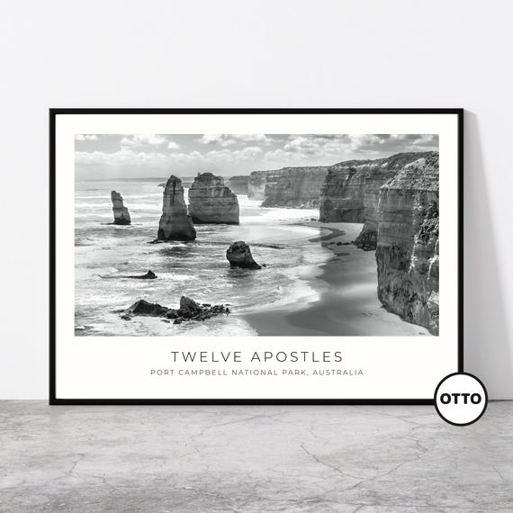 Twelve Apostles Great Ocean Road Travel Poster Print