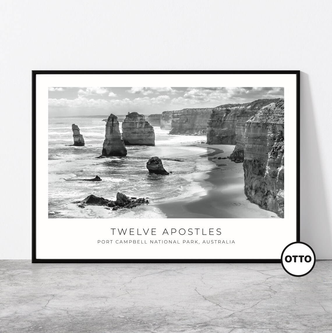 Twelve Apostles Great Ocean Road Travel Poster Print