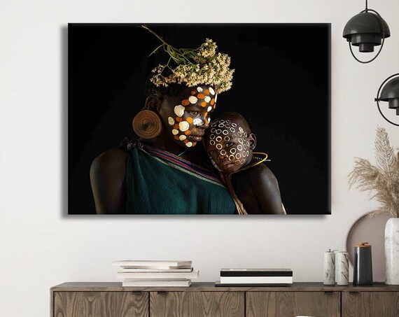 African Woman Photography Art Print