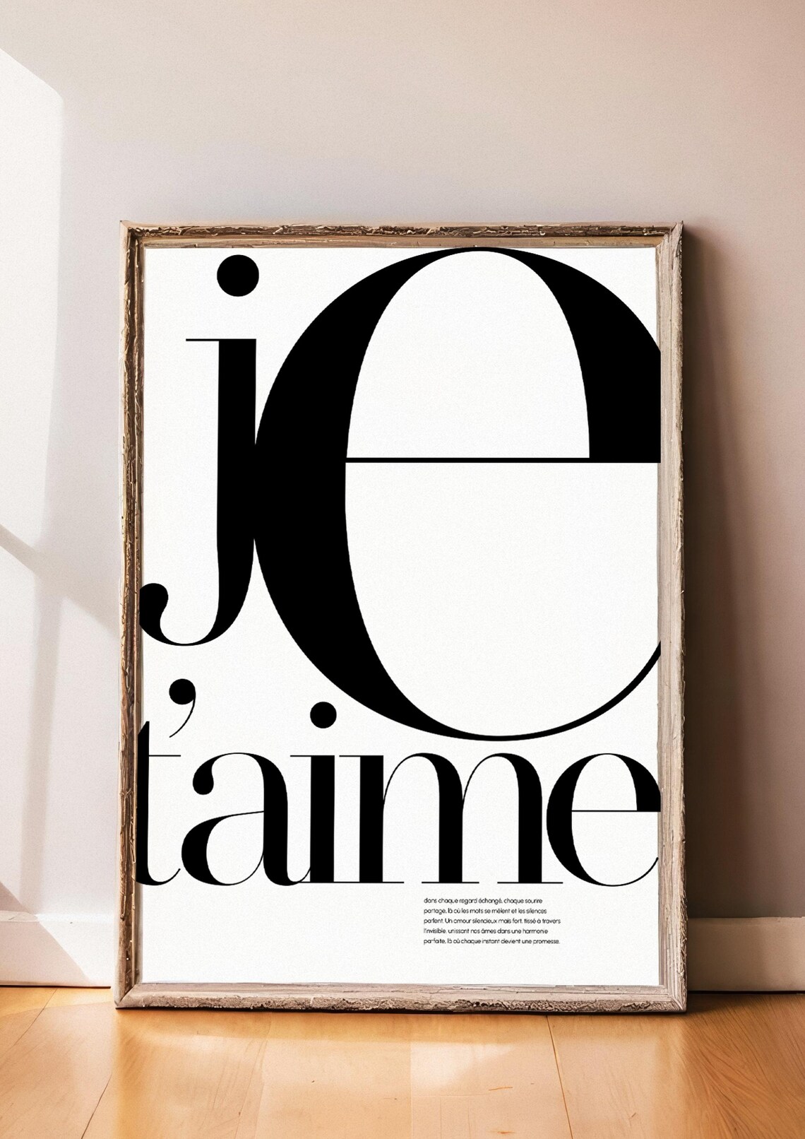 I Love You Minimalist Poster, Love And Elegance - Image 2
