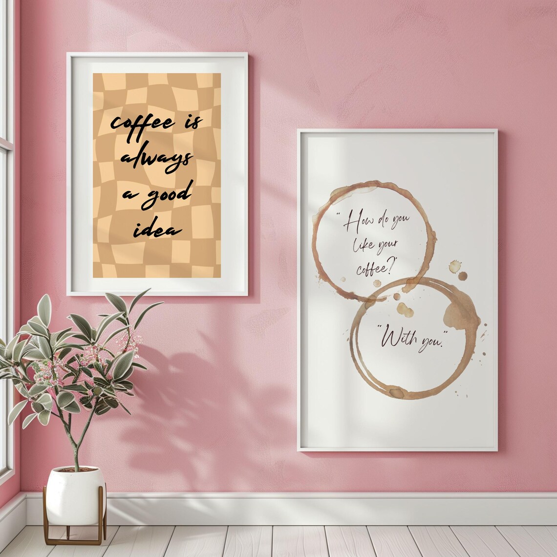 How Do You Like Your Coffee With You Wall Art Instant - Image 2
