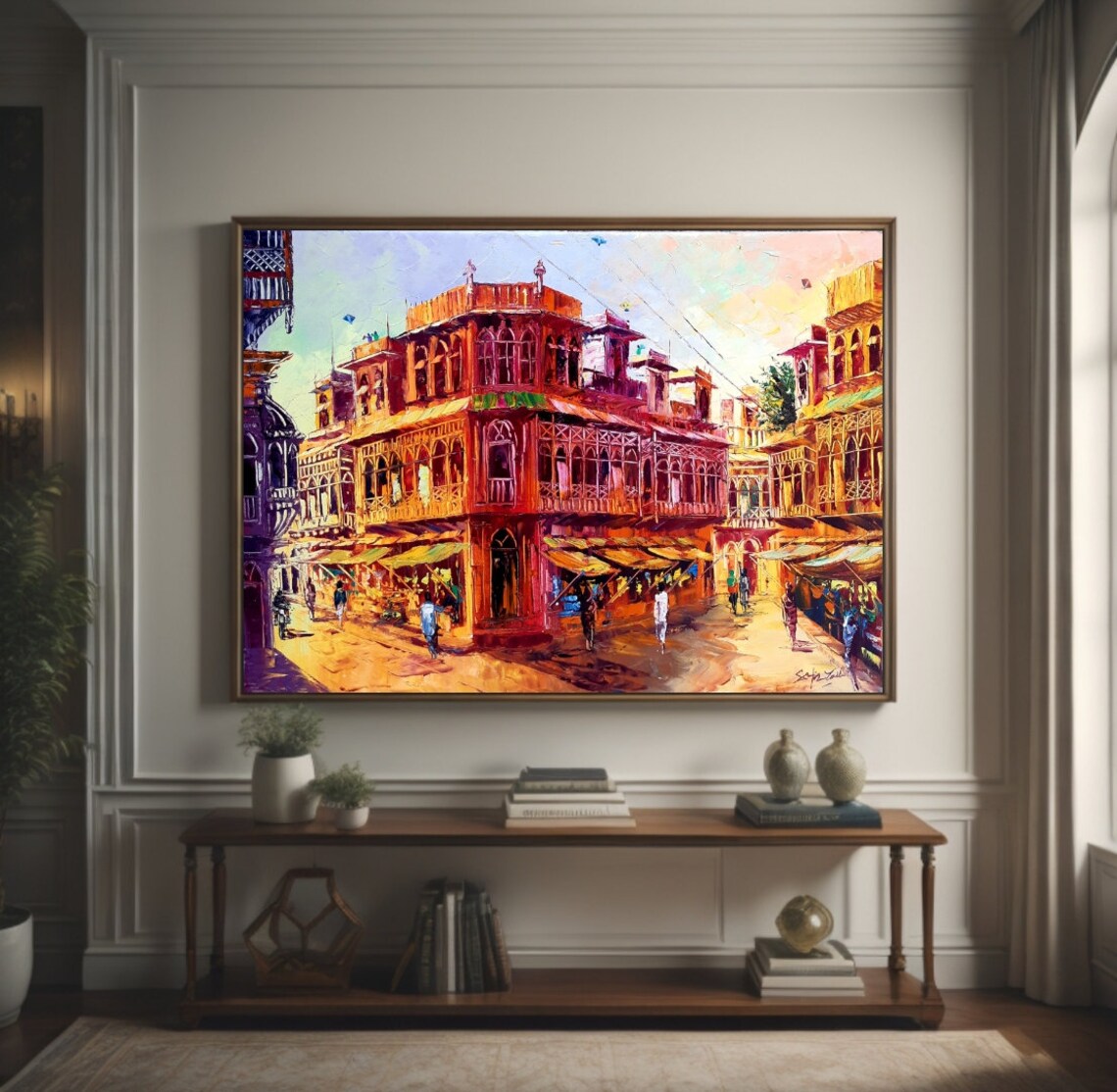 Tales Of The Past City Art Print, Indian-Pakistani - Image 2