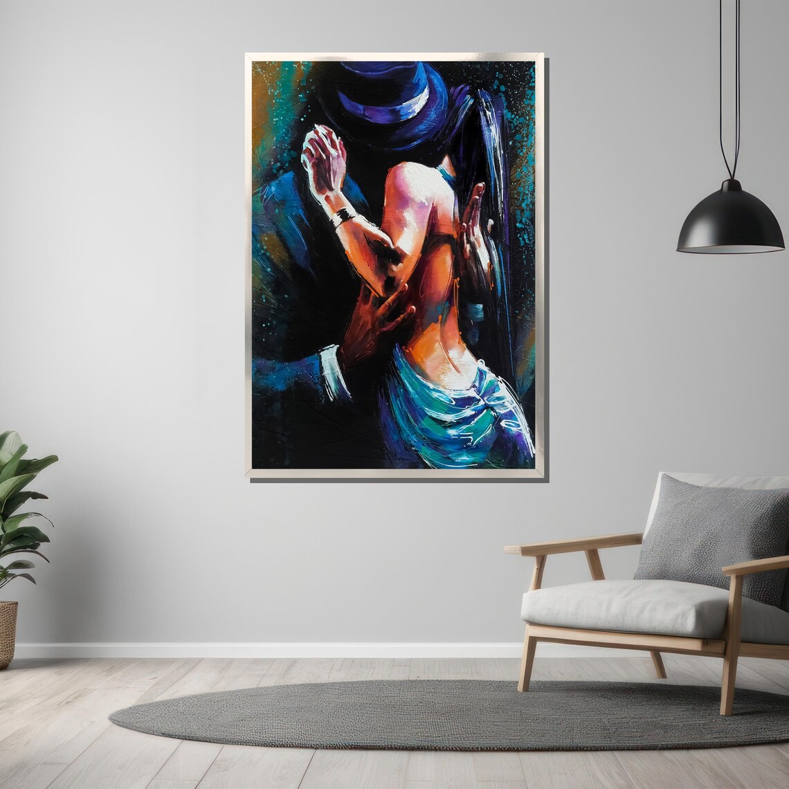 Passionate Dance Painting, Tango Lovers Gift - Image 3