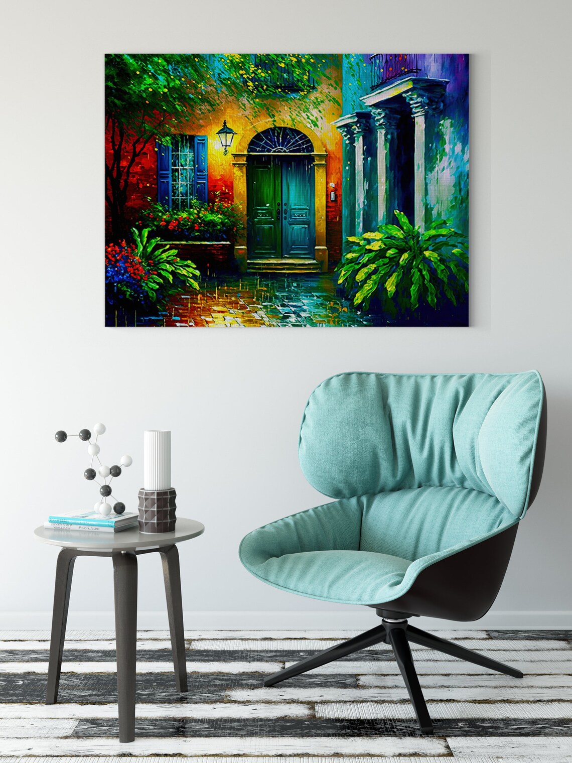 New Orleans French Quarter Scene, Travel Poster - Image 2
