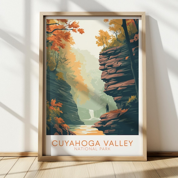 Cuyahoga Valley National Park Travel Poster, Ohio