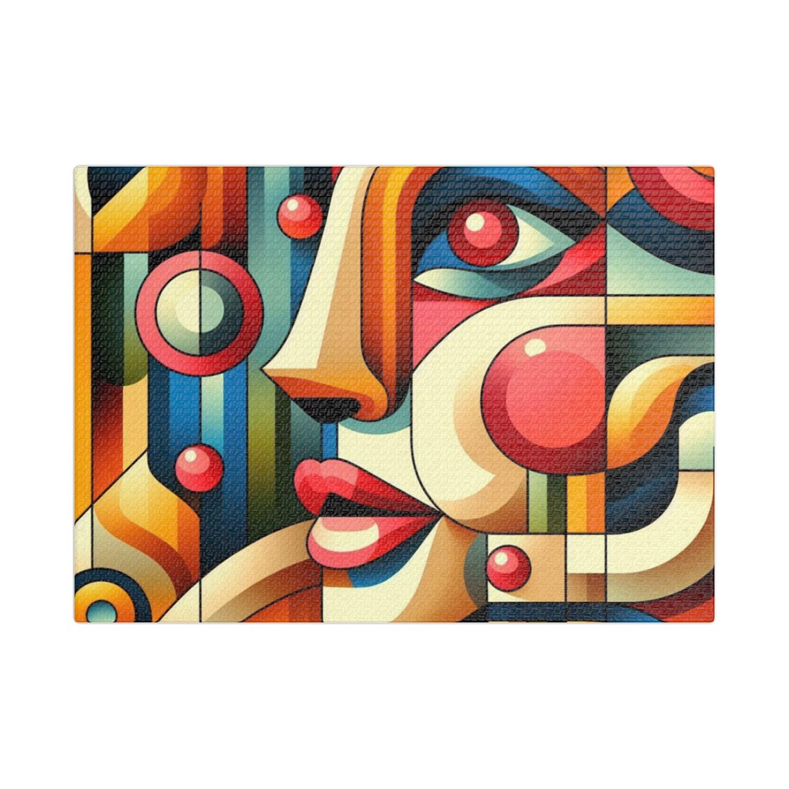 Colorful Abstract Satin Art, Modern Home Decoration