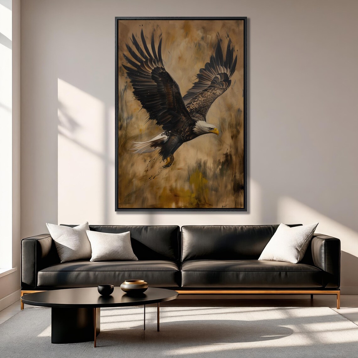 Soaring Eagle Bird of Prey Art Print, Avian Wall Art - Image 4