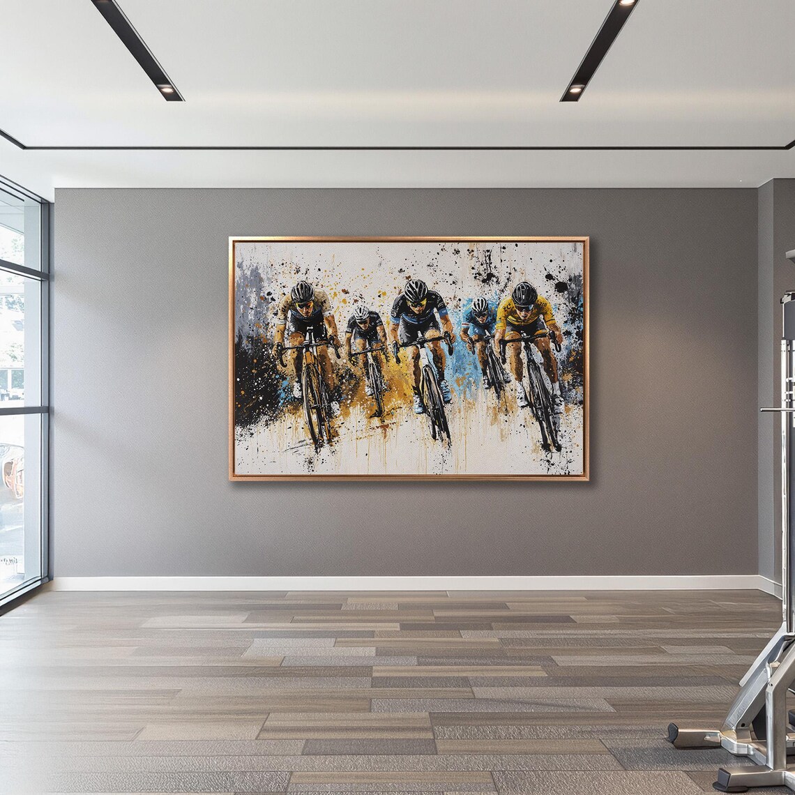 Bike Race Poster, Modern Cycling Sports Decor - Image 3
