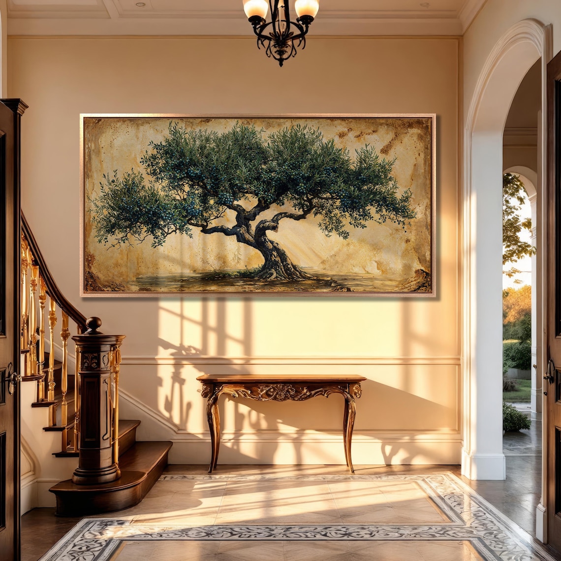 Ancient Olive Tree Art Print, Mediterranean Botany - Image 3