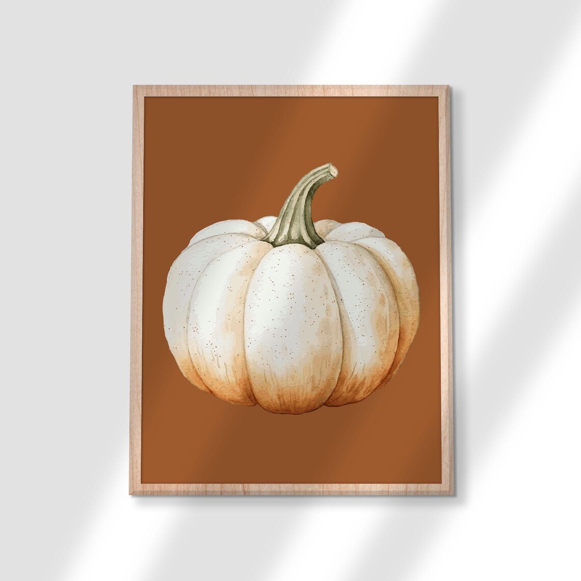 Hey There Pumpkin Print Autumn Poster Fall Wall Art Pumpkin Decor Cute Typography Fall Sign 2 Prints Instant - Image 2