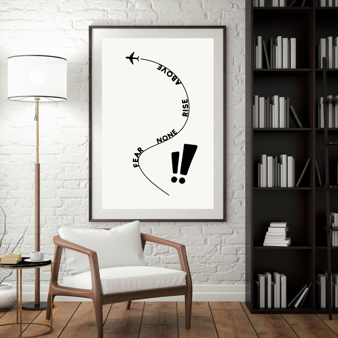 Fear None, Rise Above Motivational Quote