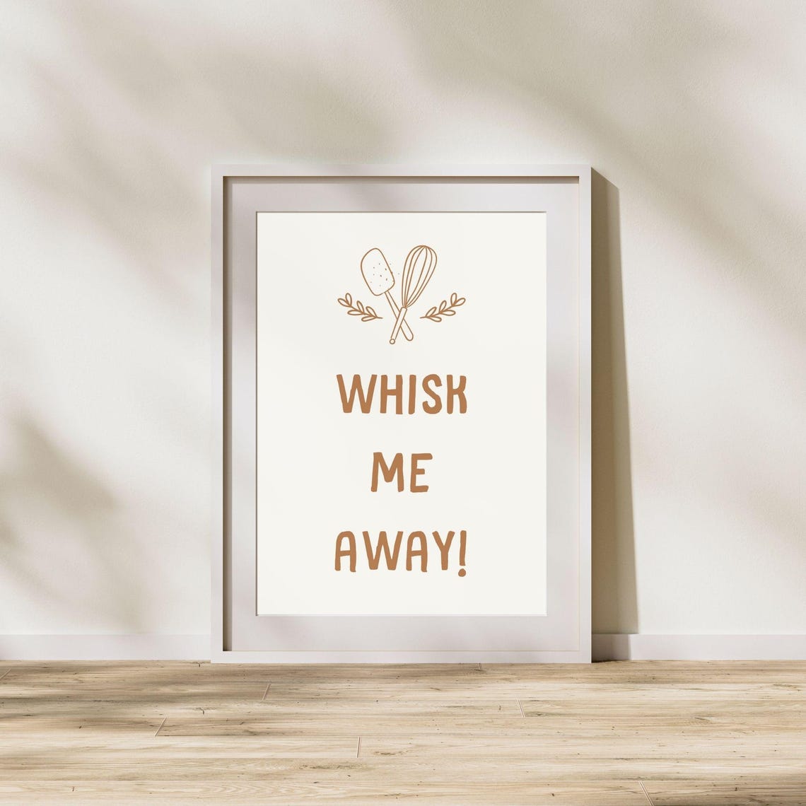 Whisk Me Away Fun Minimalist Kitchen Wall Art Aesthetic Wall Poster Art Cute Modern Wall Decor Fun Kitchen Decor - Image 3
