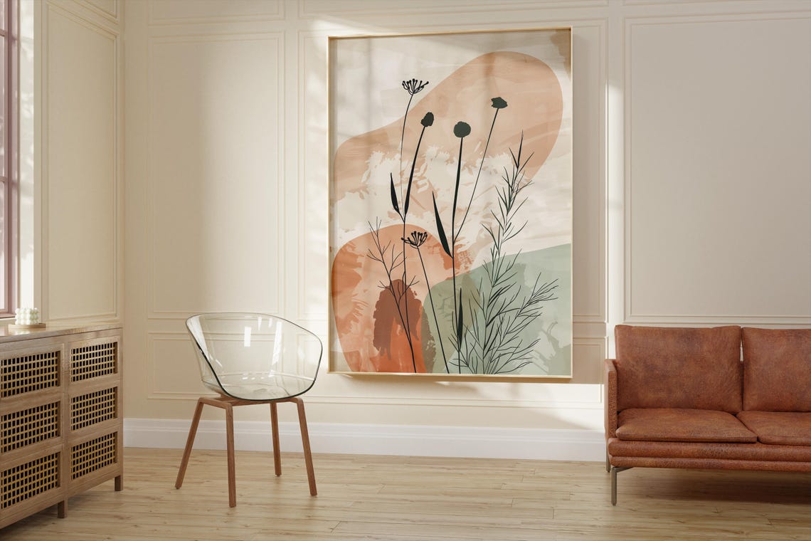 Scandinavian Flower - Modern Travel Poster - Image 2