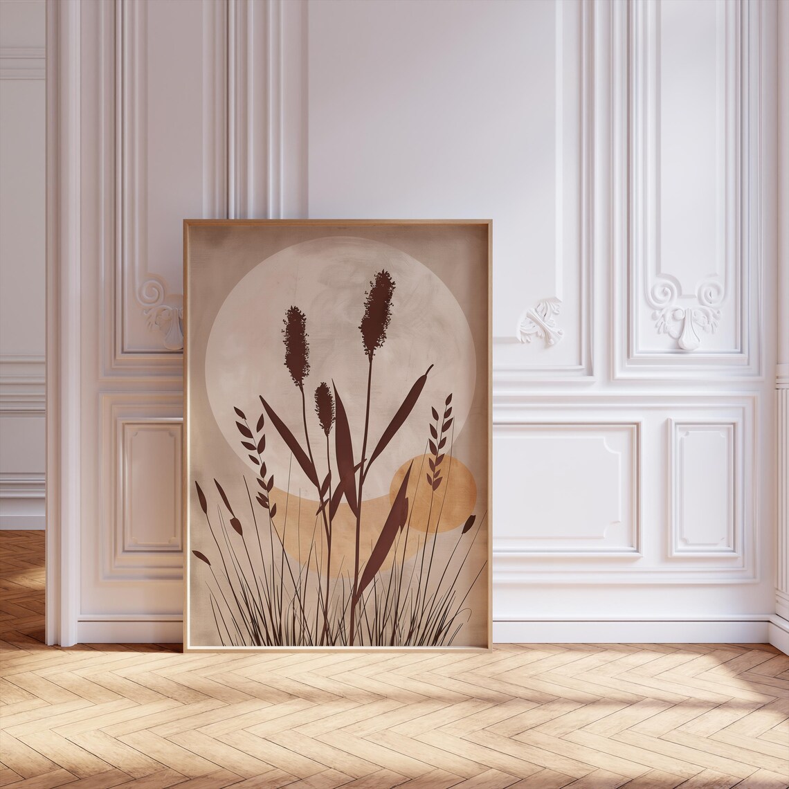 Botanical Abstract - Traditional Travel Poster