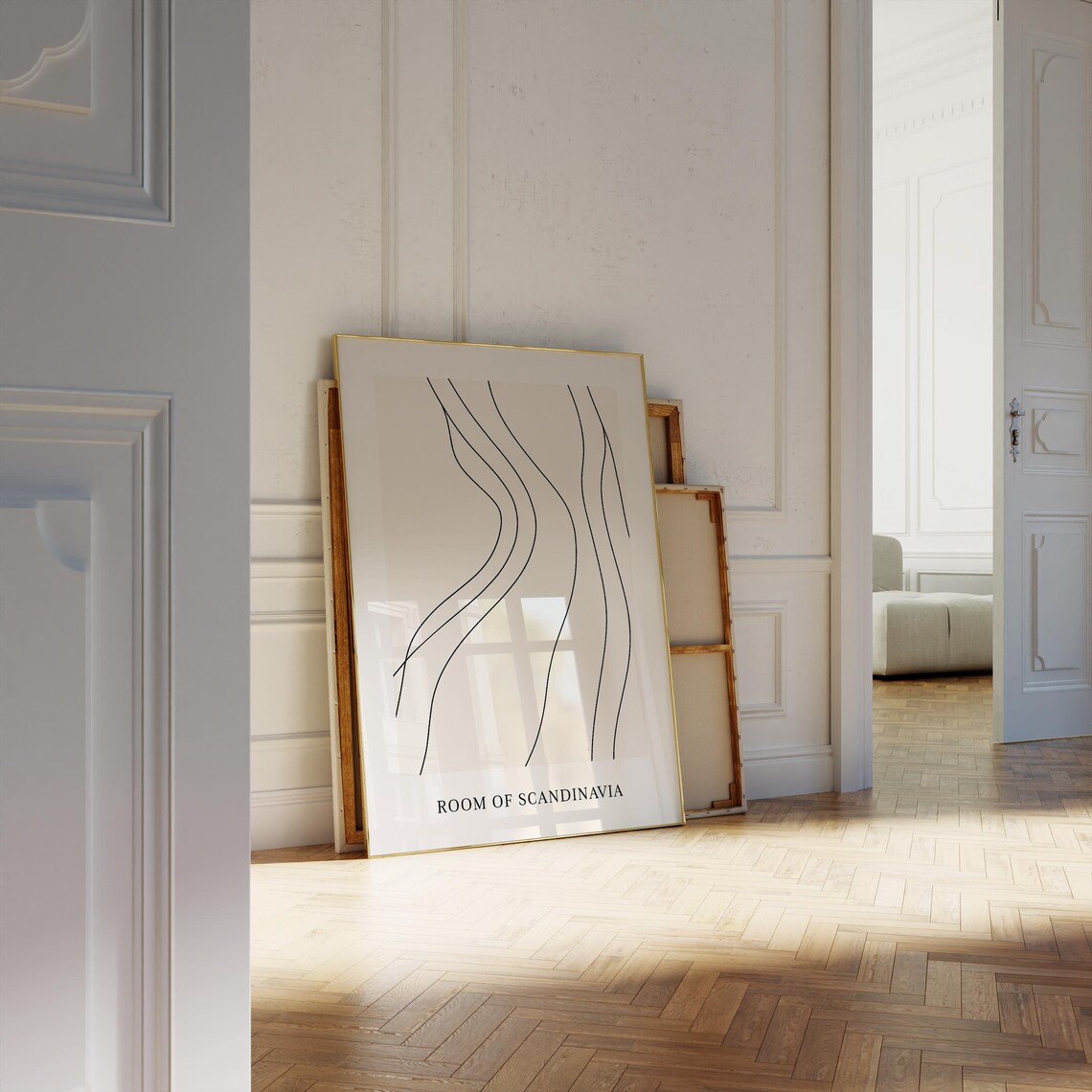 Minimalist Line Art Scandinavian Wall Decor - Image 4