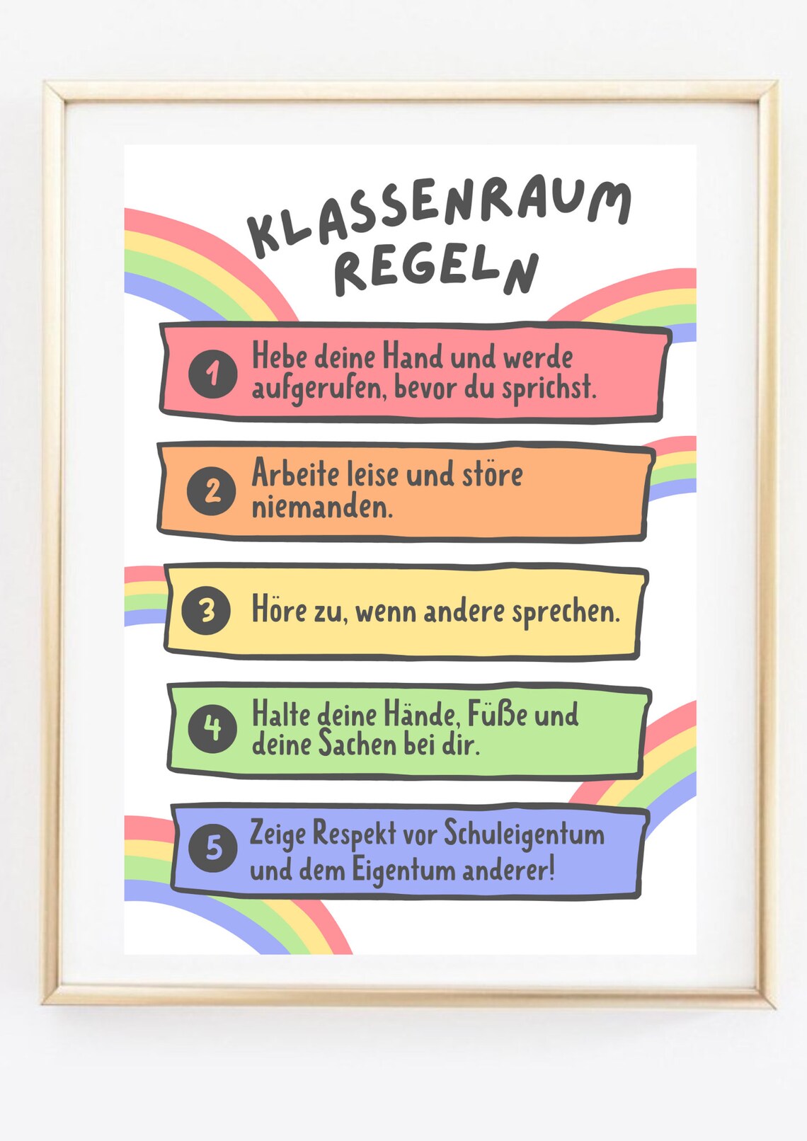 Classroom Rules, Elementary School Motivation Poster - Image 3