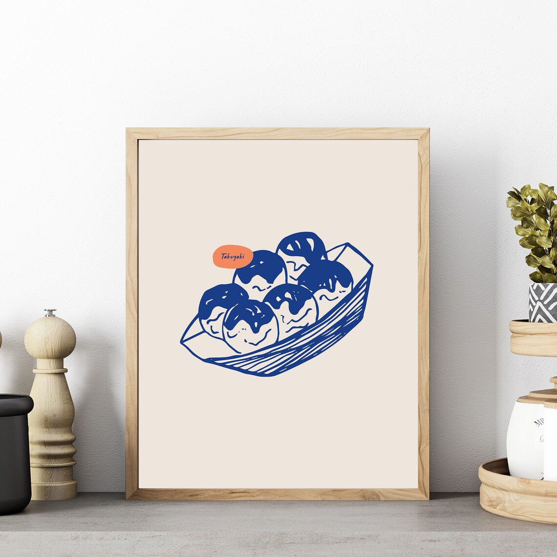 Japanese Food Poster, Modern Kitchen Wall Art Print - Image 2