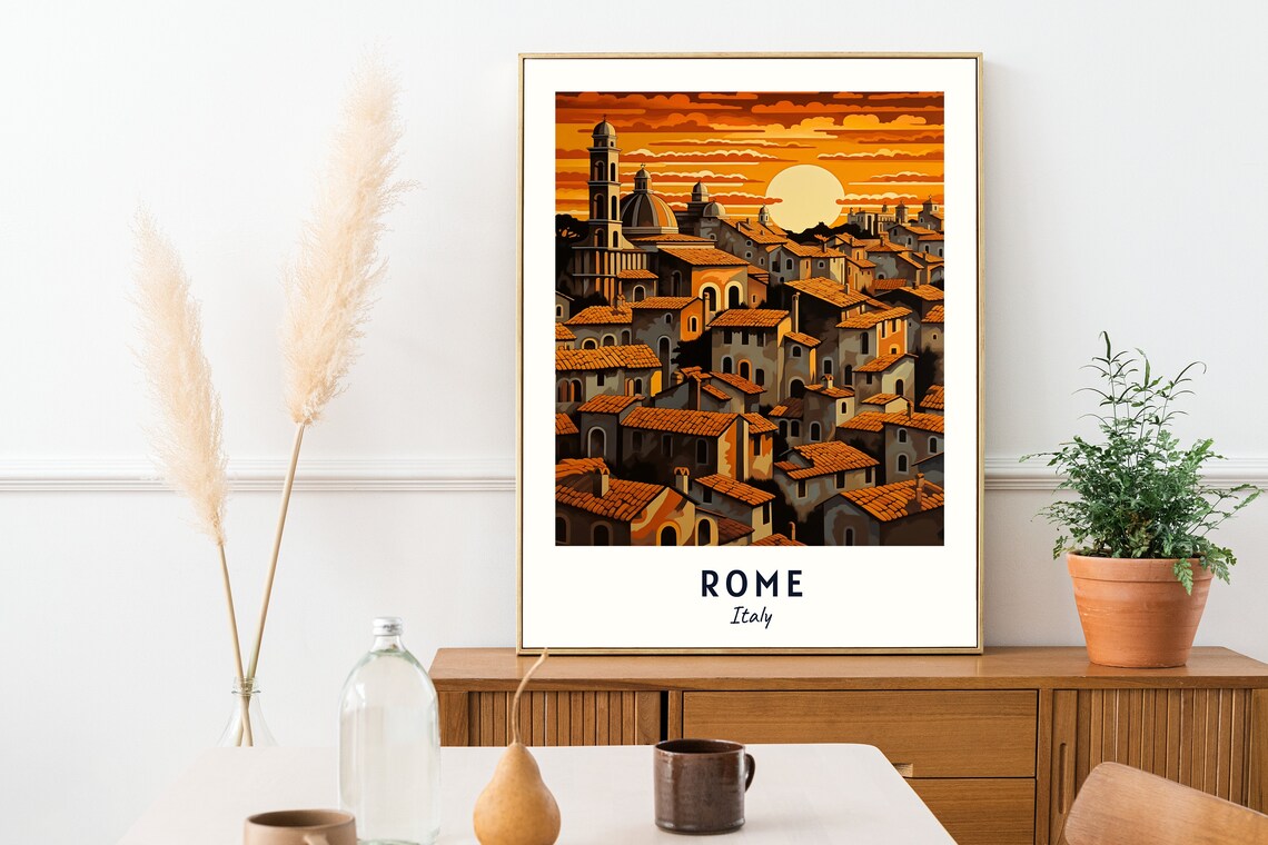 Rome Travel Poster, Italy City Art Print - Image 2