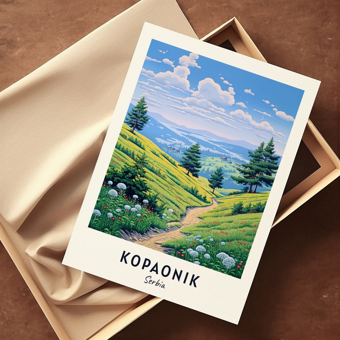 Kopaonik National Park Travel Print Wall Art Kopaonik Serbia City Print Kopaonik National Park Travel Gift Wall Art - Image 3