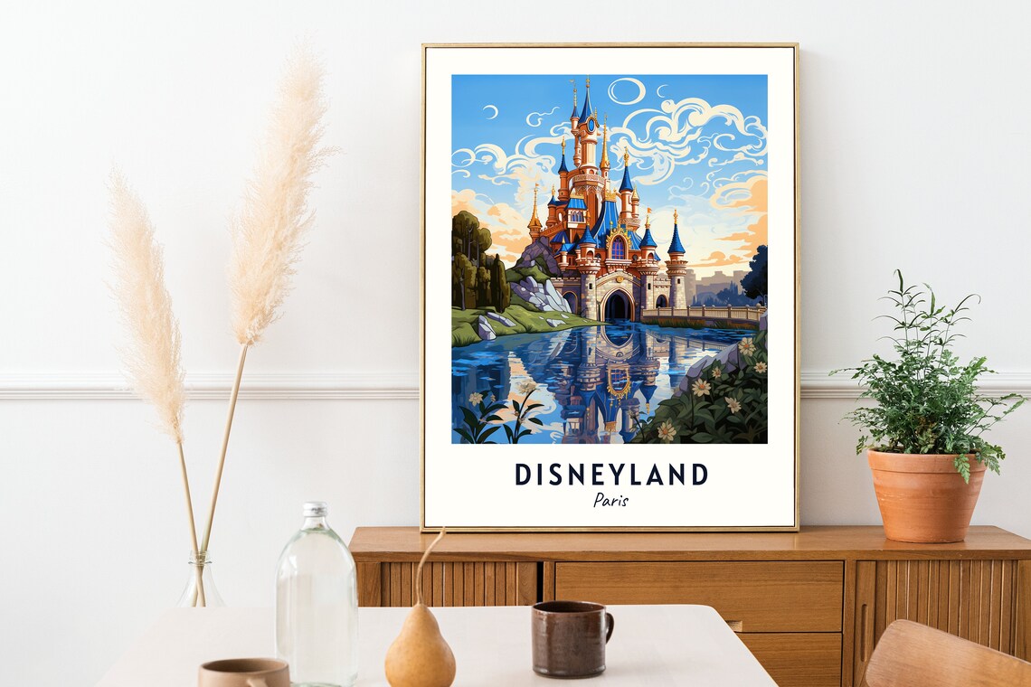 Disneyland Paris Travel Poster, City Poster - Image 2
