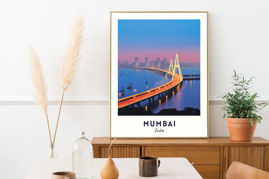 Mumbai City Travel Poster, India Travel Gift - Image 2