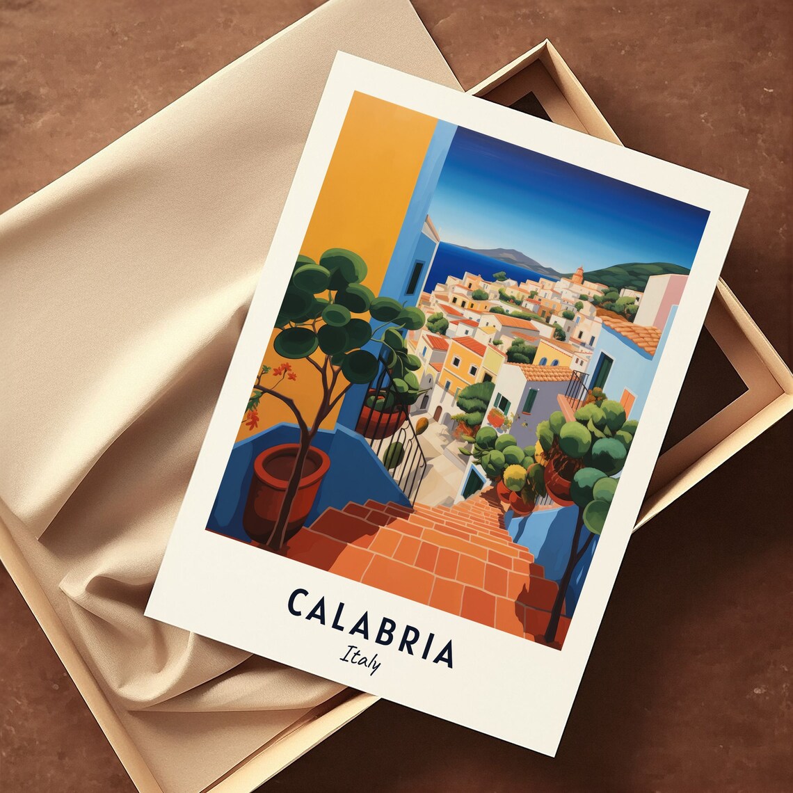 Calabria Italy Travel Poster, City Travel Print - Image 3