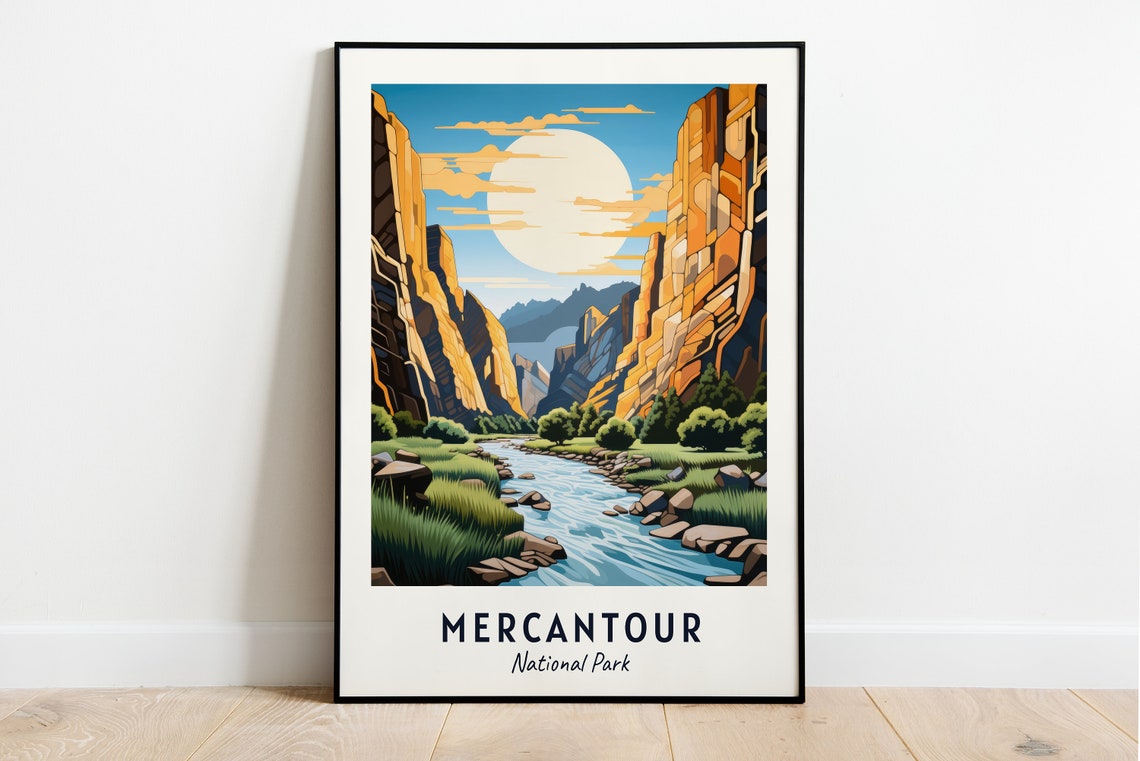 Mercantour National Park Travel Print Wall Art Mercantour National Park City Print Mercantour National Park Travel Gift Mercantour