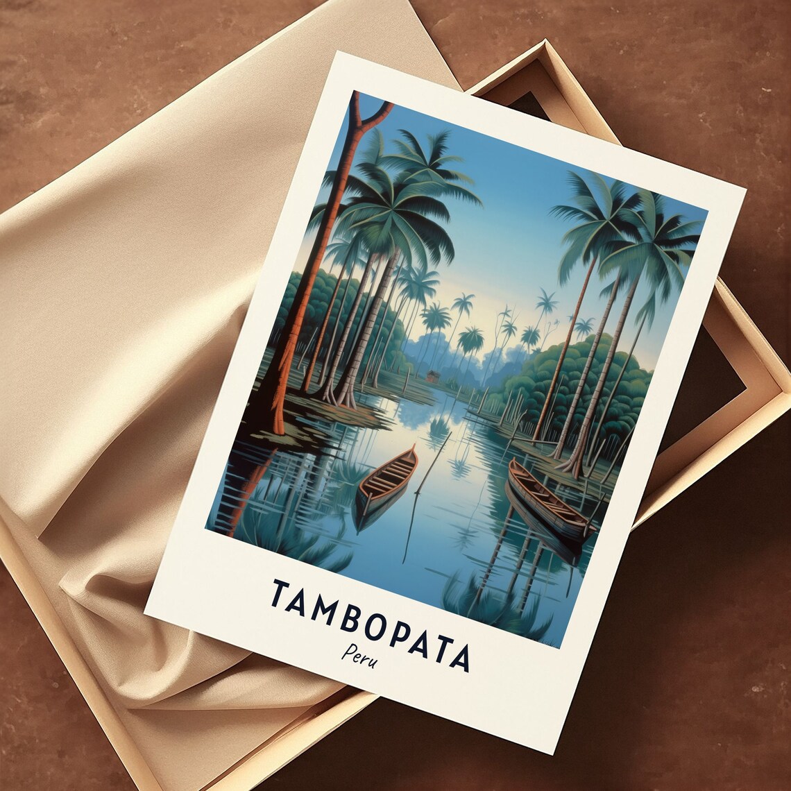 Tambopata National Reserve Travel Print Wall Art Tambopata Peru City Print Tambopata National Reserve Travel Gift - Image 3