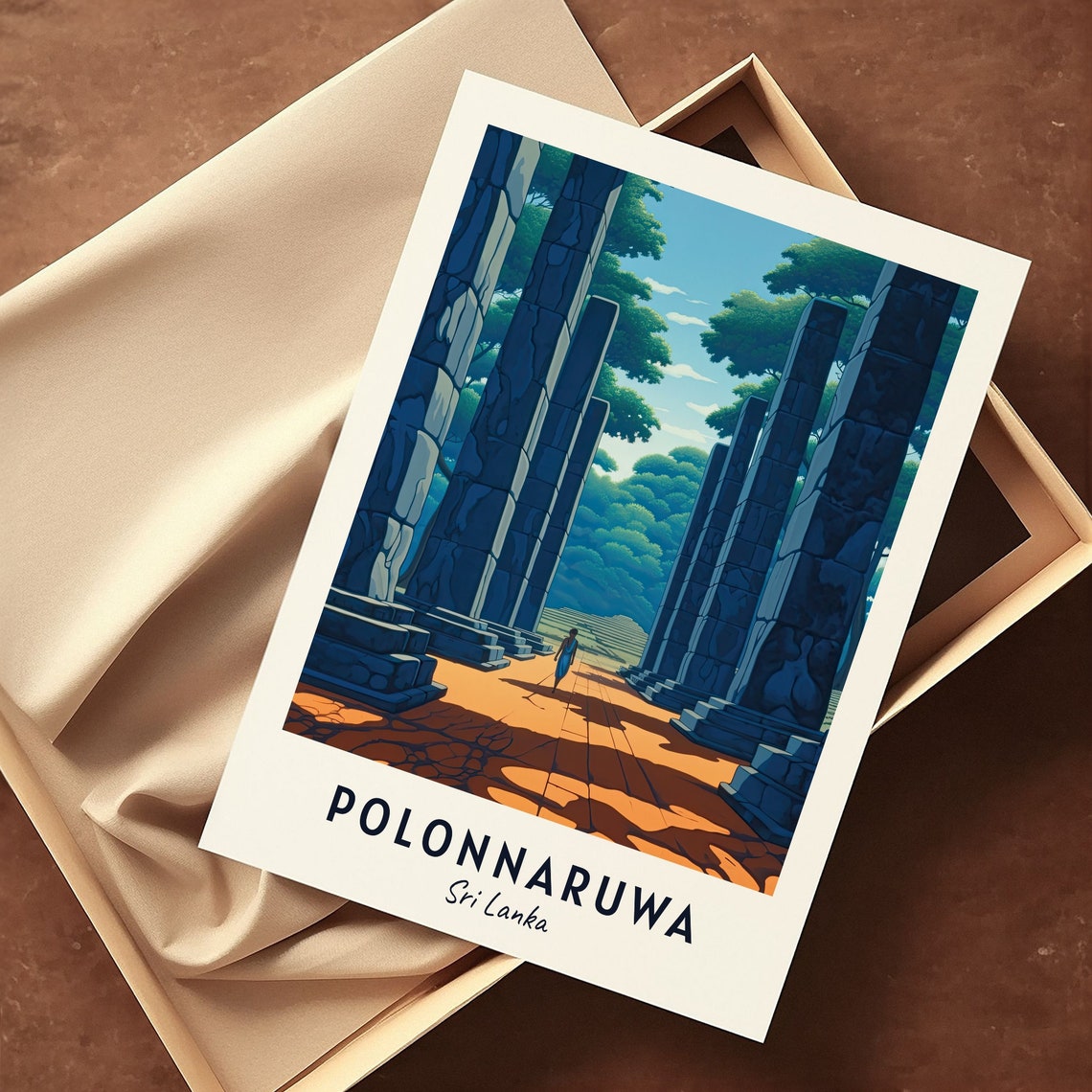 Ancient City Of Polonnaruwa Travel Print Wall Art Polonnaruwa Sri Lanka City Print Ancient City Of Polonnaruwa Travel Gift Travel Gift - Image 3