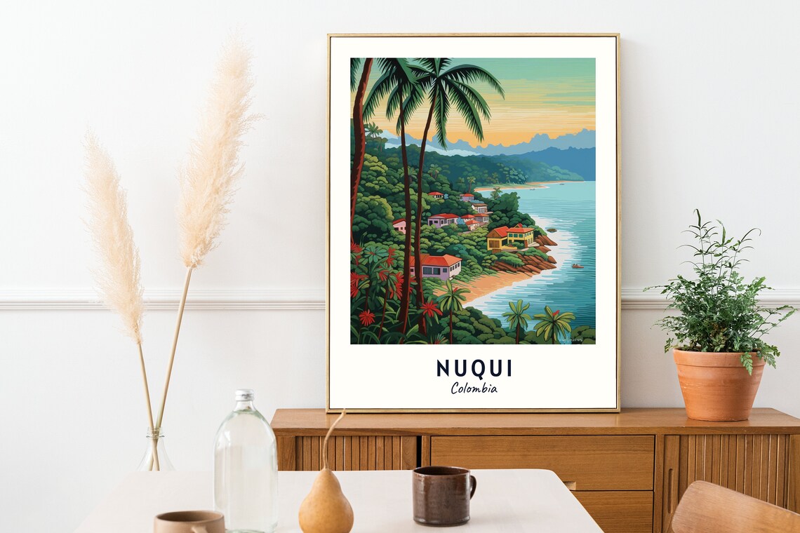 Nuqui Beaches Travel Poster, Nuqui Colombia - Image 2