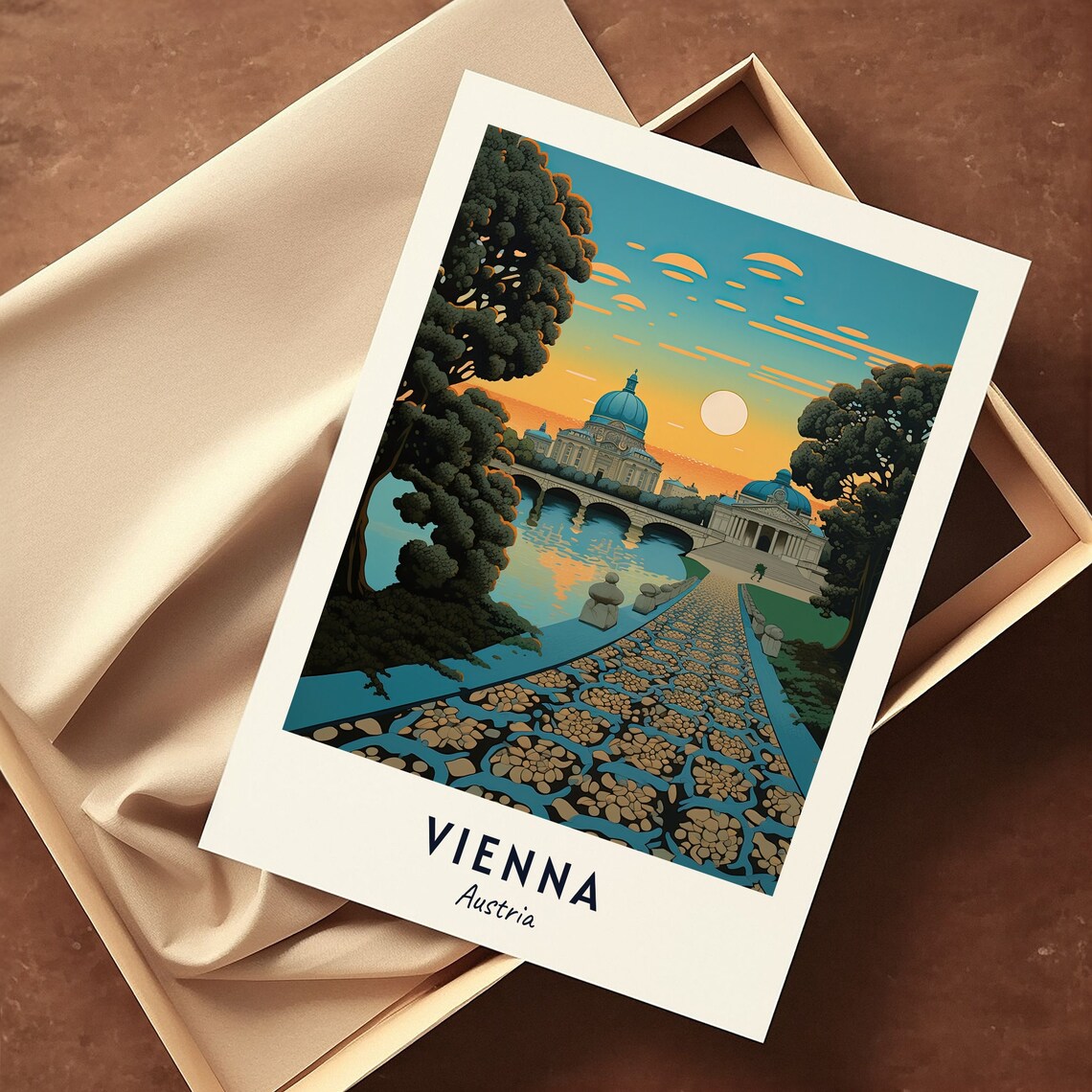 Vienna Travel Print, Austria City Poster - Image 3