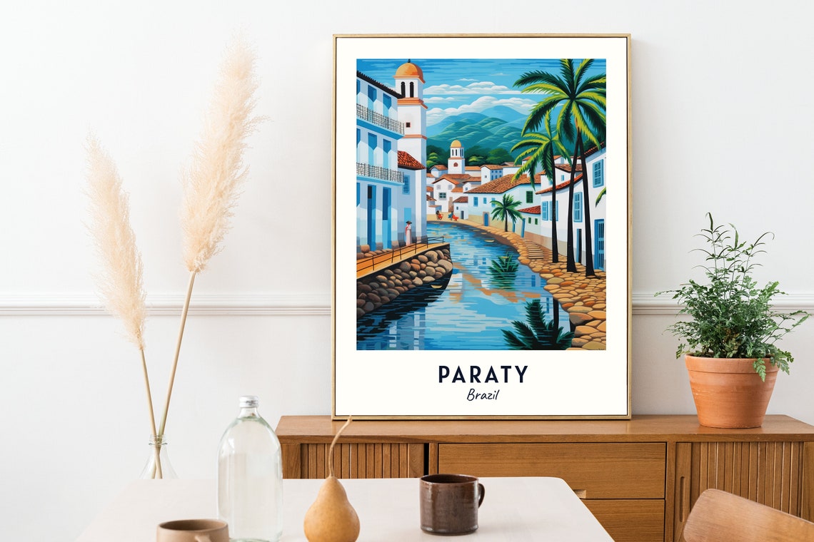 Historic Center Of Paraty Travel Poster - Image 2