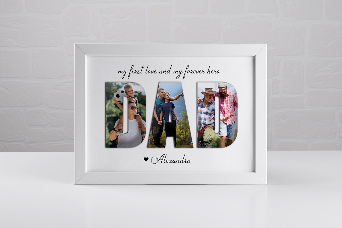 Dad Photo Collage, Fathers Day Gift For Him - Image 2