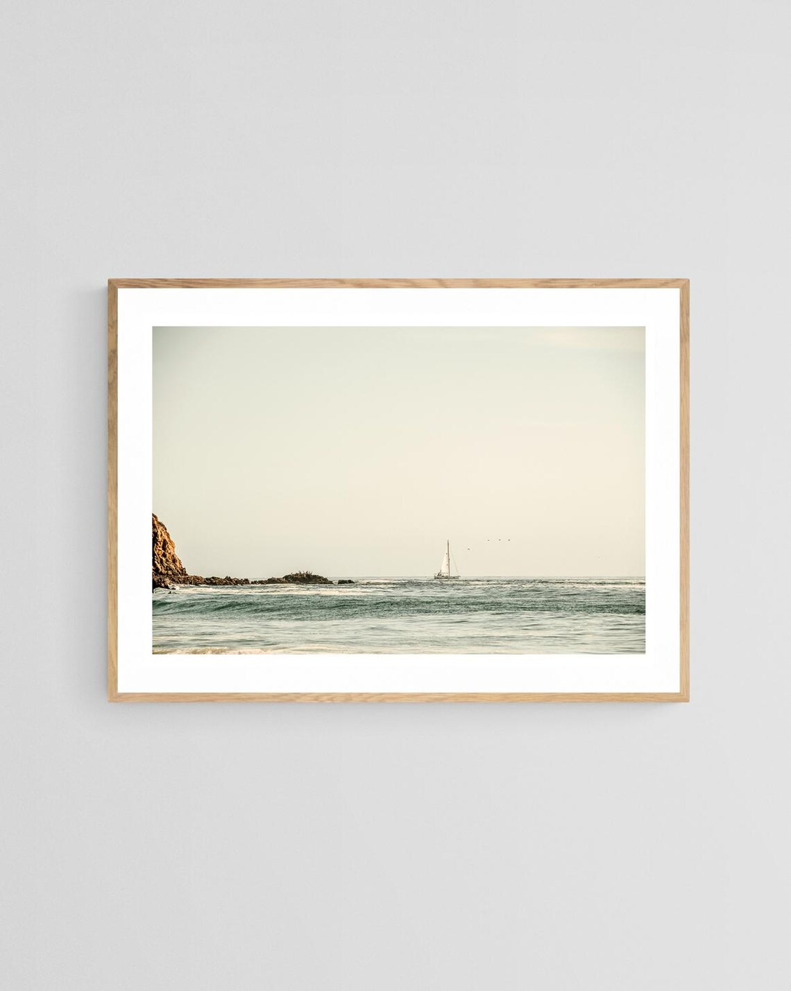 Sail Boat Art, Pacific Nautical Wall Art Print