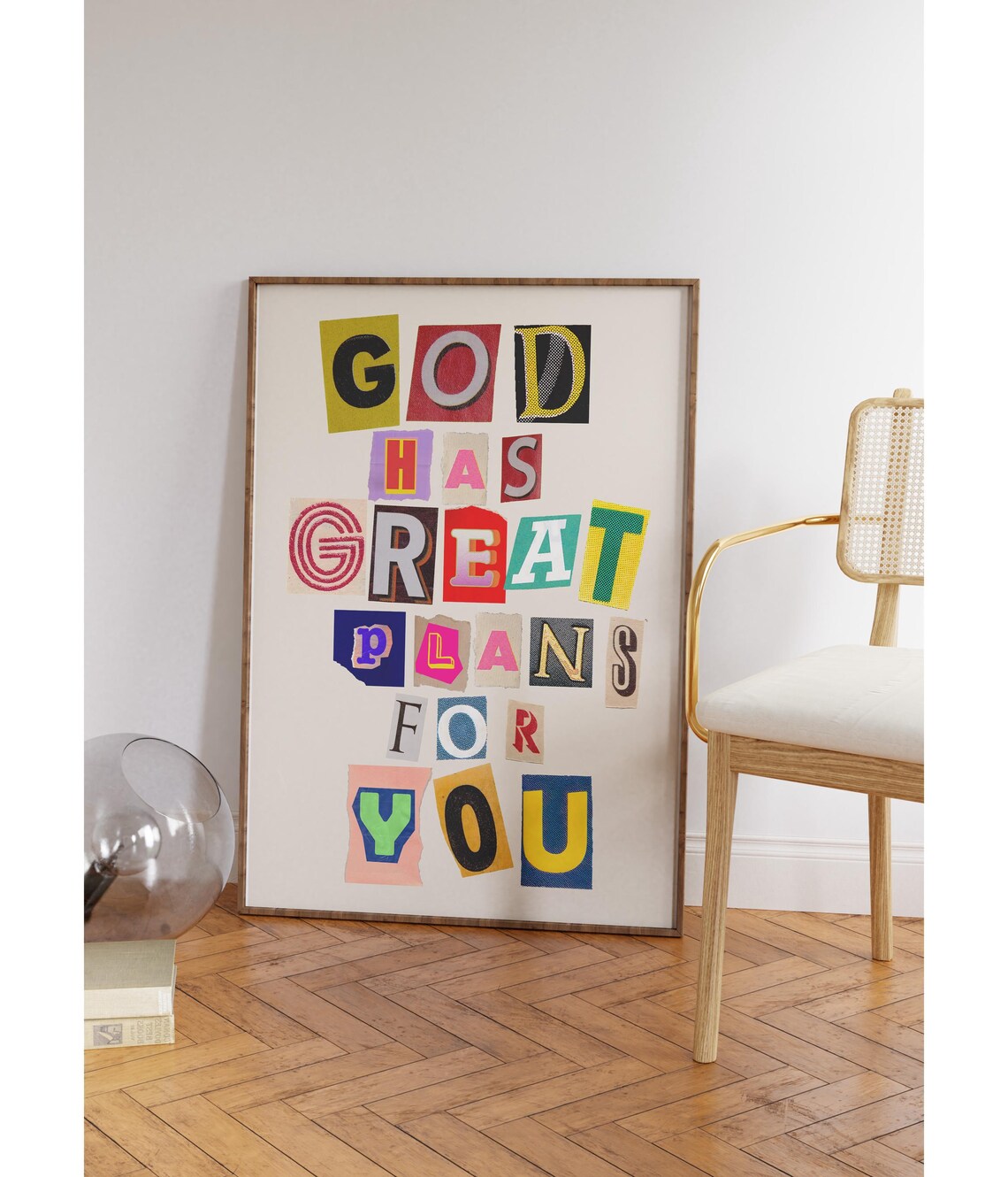 Vintage Christian Wall Print, Retro Religious Poster - Image 4