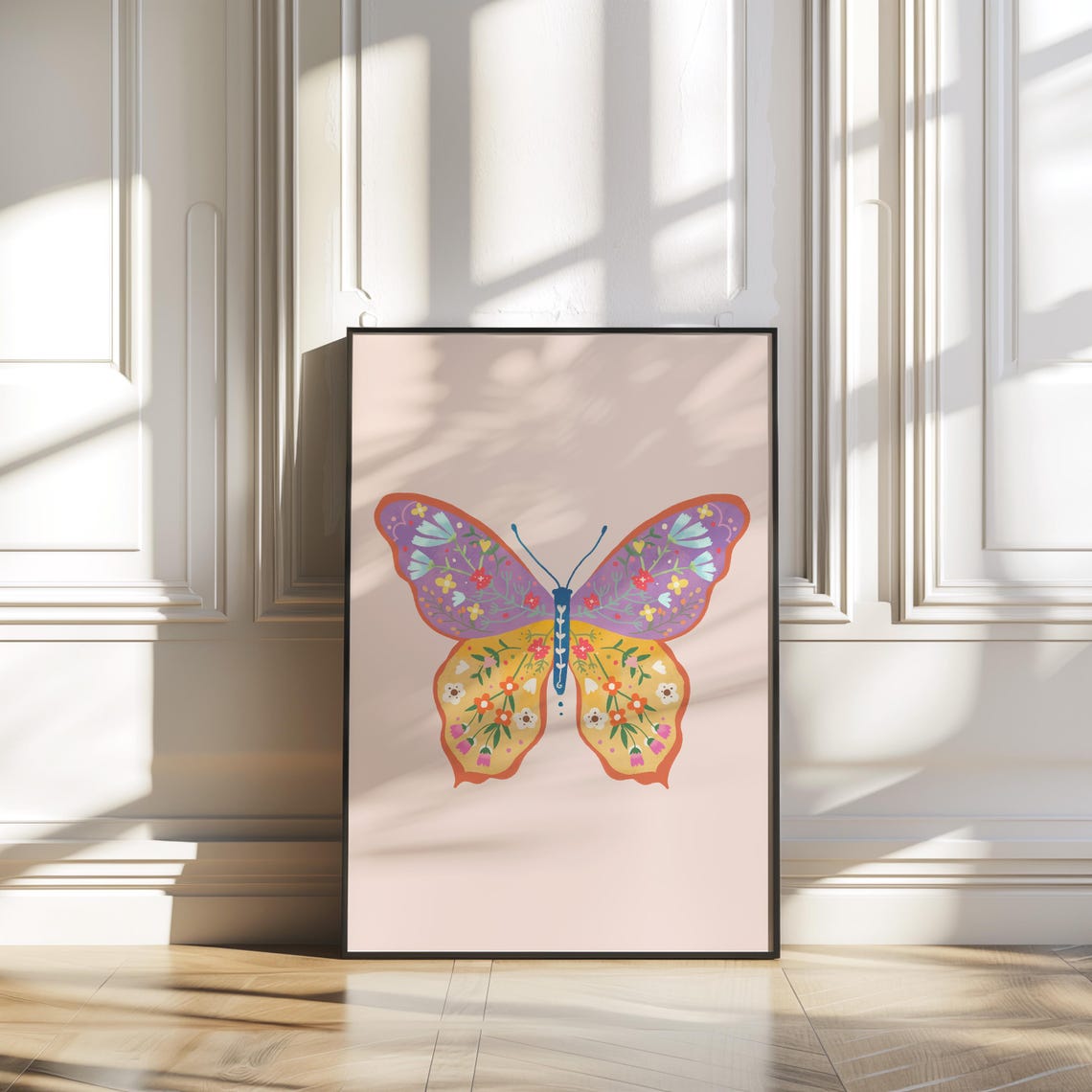 Vintage Butterfly Print Pastel Butterfly Wall Art Print Art Butterfly Poster Wall Decor Housewarming Gift - Image 4