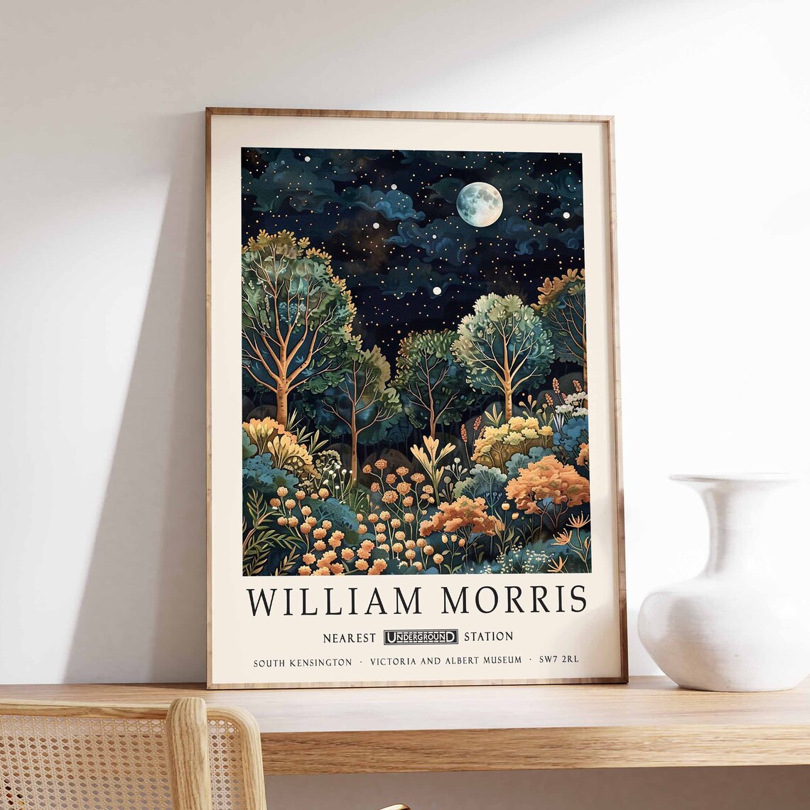 William Morris Botanical Floral Art Print