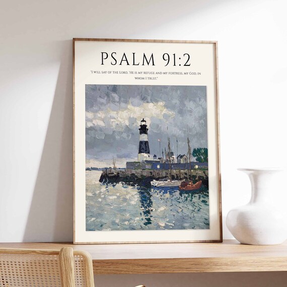 Bible Verse Poster Bible Art Monet Poster Christian Gift Christian Decor Christian Poster Floral Print Botanical Wall Art Floral Art