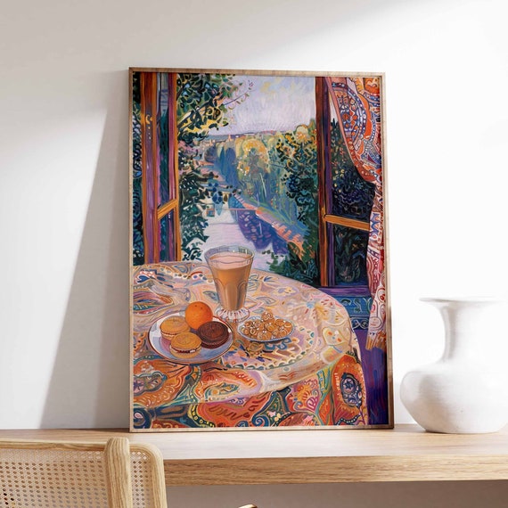 Islamic Food Poster Coffee Poster Arabic Decor Persian Wall Art Kitchen Decor Afghan Art Islamic Poster Food Poster Islamic Gift