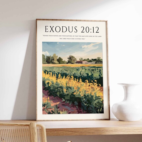 Bible Verse Poster Bible Art Monet Poster Christian Gift Christian Decor Christian Poster Floral Print Botanical Wall Art Floral Art