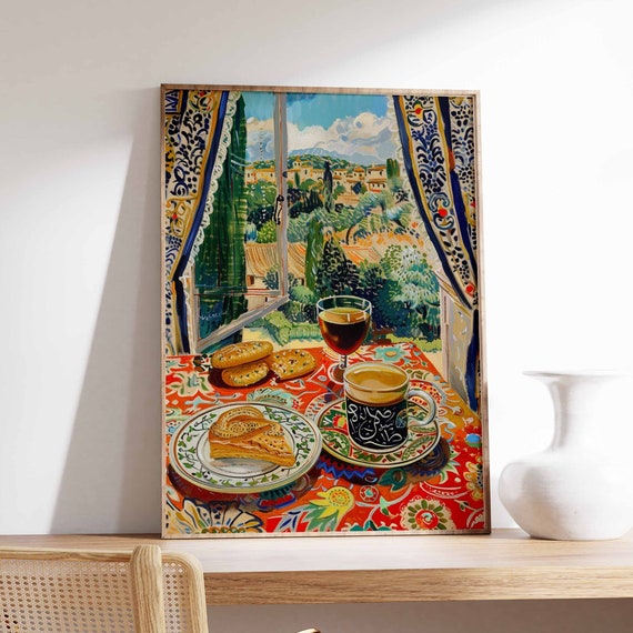 Islamic Food Poster Coffee Poster Arabic Decor Persian Wall Art Kitchen Decor Afghan Art Islamic Poster Food Poster Islamic Gift