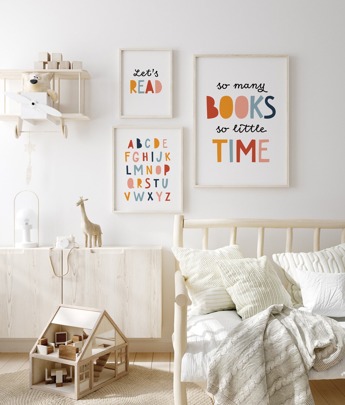 So Many Books, So Little Time Read Quote Art Print - Image 2