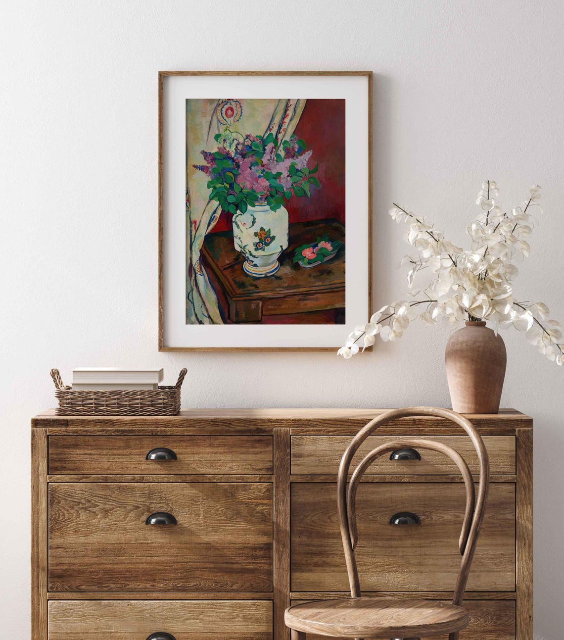 Vintage Flower Print Cottage Wall Art Decor Vintage Country Still Life Oil Painting Botanical Art Poster Wa266 - Image 4