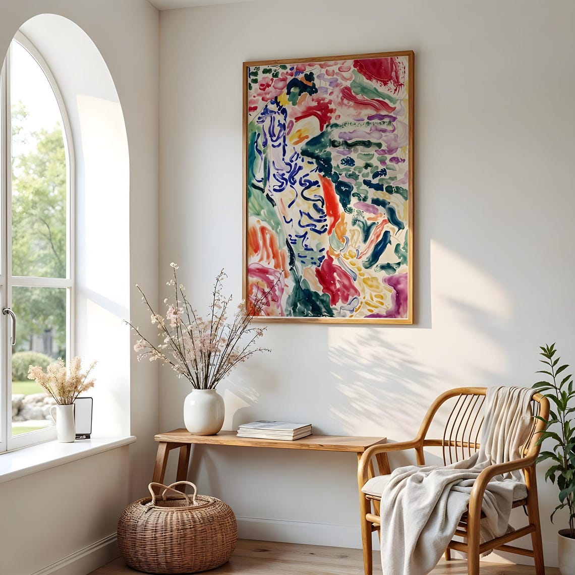 Henri Matisse Abstract Landscape Colorful Fauvist Brushstroke Poster Vibrant Wall Art For Creative Interiors - Image 4